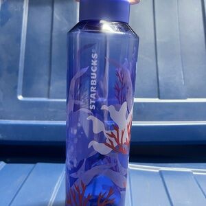 Starbucks Ocean Blue Coral Water Bottle